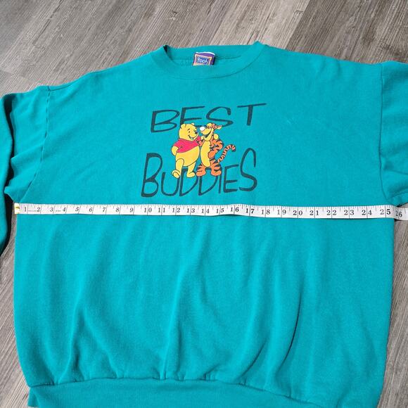 Vintage Pooh 100 Acre Collection Winnie The Pooh & Tigger Best Friends Sweater - Picture 6 of 8